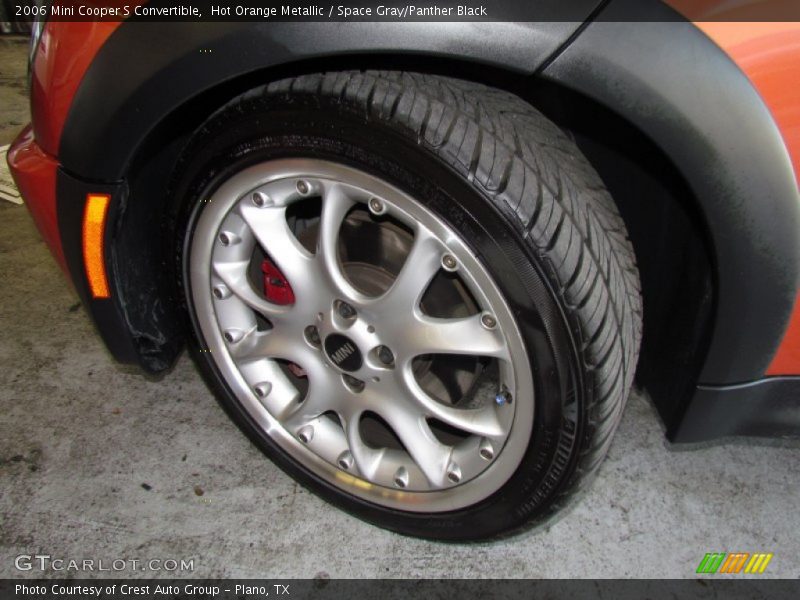 Hot Orange Metallic / Space Gray/Panther Black 2006 Mini Cooper S Convertible