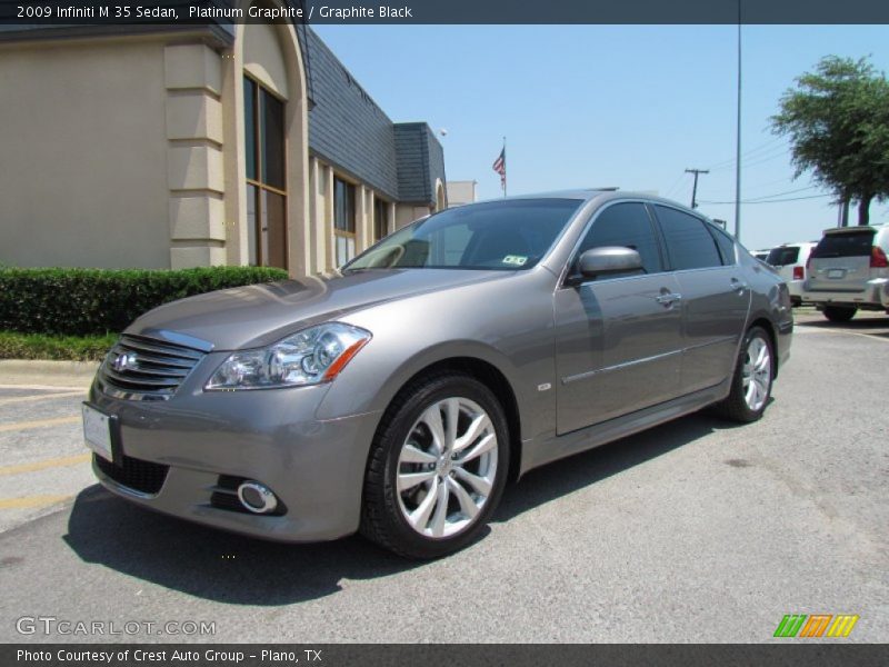 Platinum Graphite / Graphite Black 2009 Infiniti M 35 Sedan