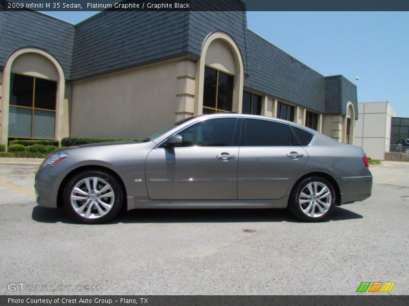 Platinum Graphite / Graphite Black 2009 Infiniti M 35 Sedan