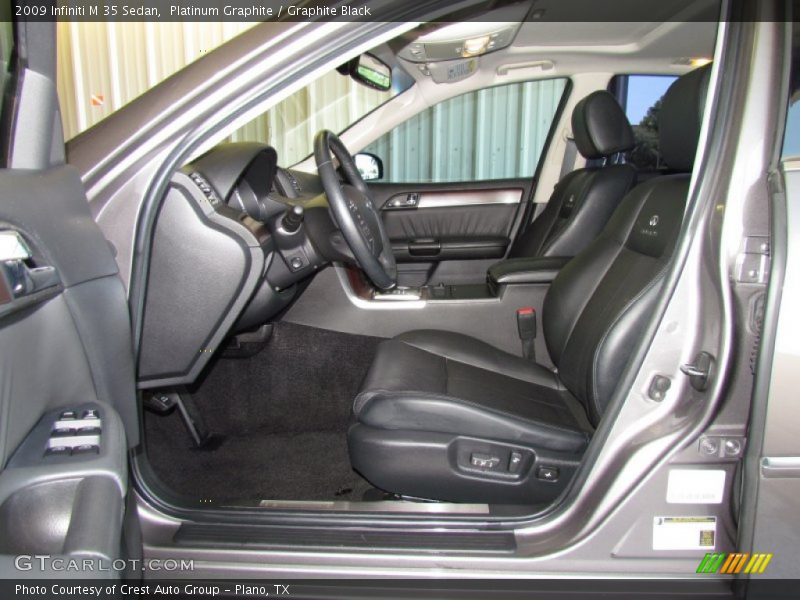 Platinum Graphite / Graphite Black 2009 Infiniti M 35 Sedan
