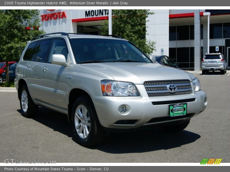 Millenium Silver Metallic / Ash Gray 2006 Toyota Highlander Hybrid 4WD