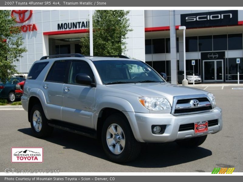 Titanium Metallic / Stone 2007 Toyota 4Runner SR5 4x4