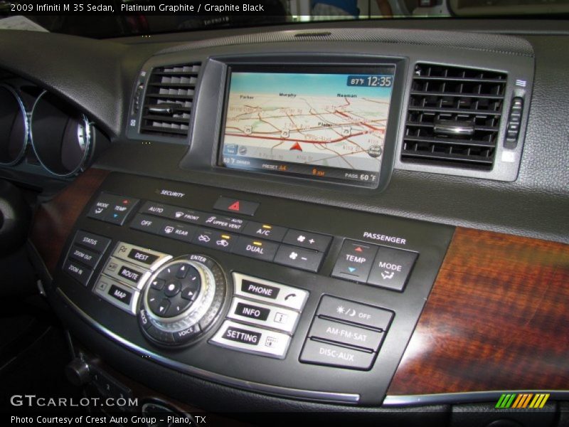 Platinum Graphite / Graphite Black 2009 Infiniti M 35 Sedan