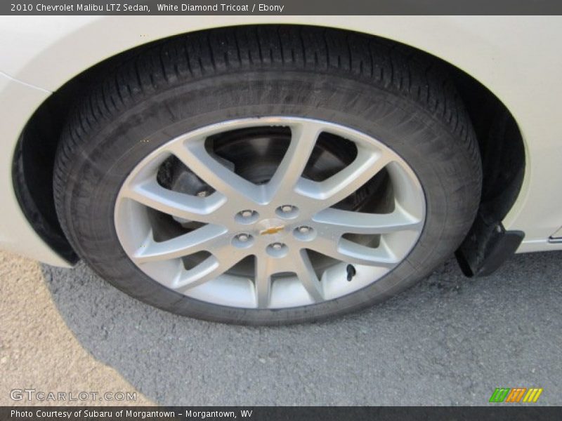 White Diamond Tricoat / Ebony 2010 Chevrolet Malibu LTZ Sedan