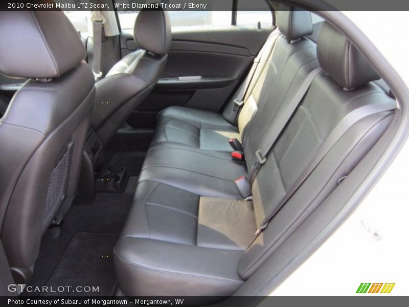 White Diamond Tricoat / Ebony 2010 Chevrolet Malibu LTZ Sedan