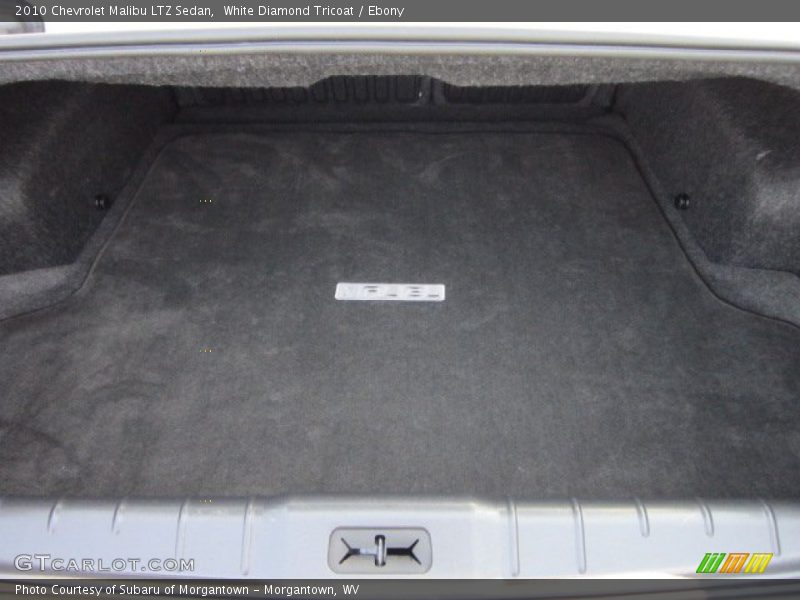 White Diamond Tricoat / Ebony 2010 Chevrolet Malibu LTZ Sedan