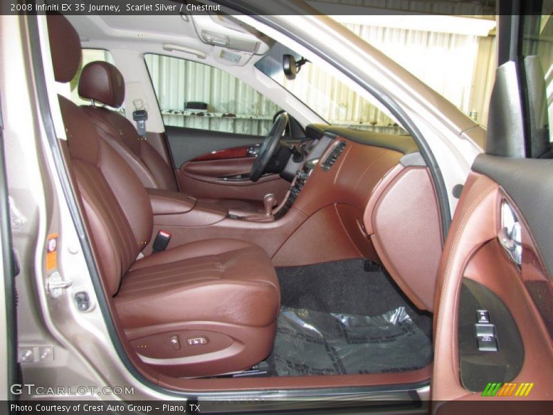  2008 EX 35 Journey Chestnut Interior