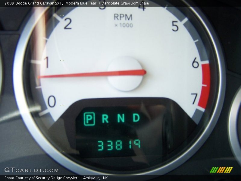 Modern Blue Pearl / Dark Slate Gray/Light Shale 2009 Dodge Grand Caravan SXT