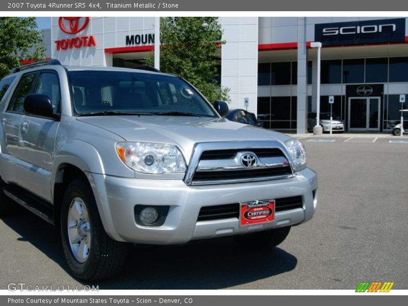 Titanium Metallic / Stone 2007 Toyota 4Runner SR5 4x4