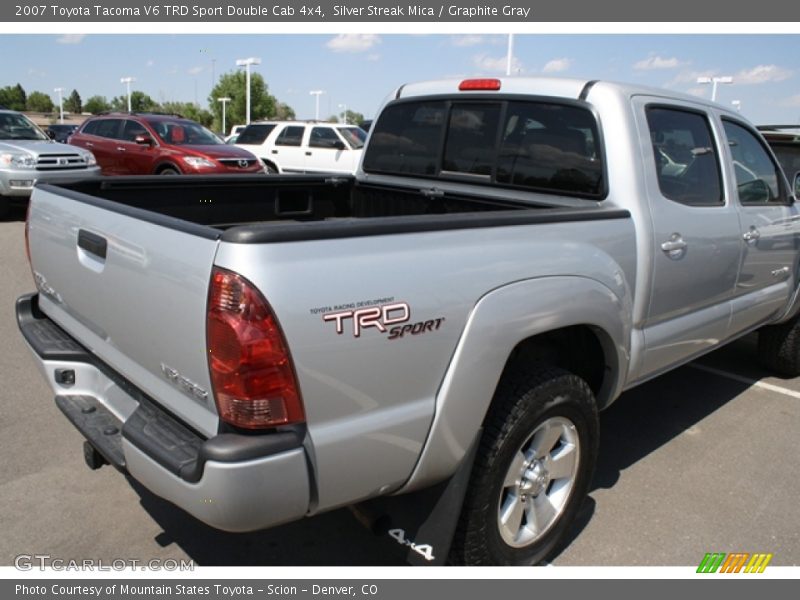 Silver Streak Mica / Graphite Gray 2007 Toyota Tacoma V6 TRD Sport Double Cab 4x4