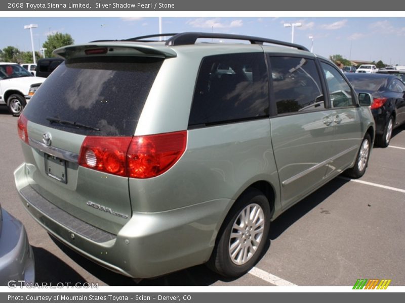 Silver Shadow Pearl / Stone 2008 Toyota Sienna Limited