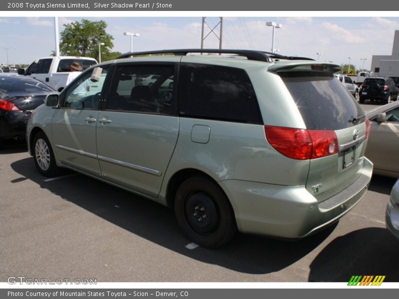 Silver Shadow Pearl / Stone 2008 Toyota Sienna Limited