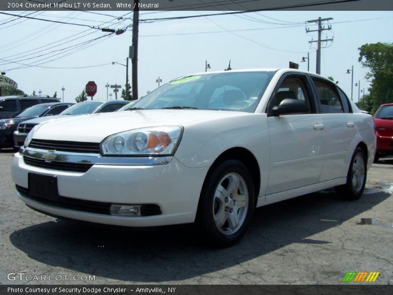 White / Neutral 2004 Chevrolet Malibu LT V6 Sedan