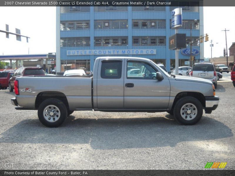 Graystone Metallic / Dark Charcoal 2007 Chevrolet Silverado 1500 Classic LS Extended Cab 4x4