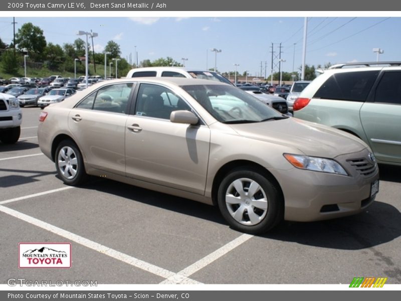 Desert Sand Metallic / Ash 2009 Toyota Camry LE V6