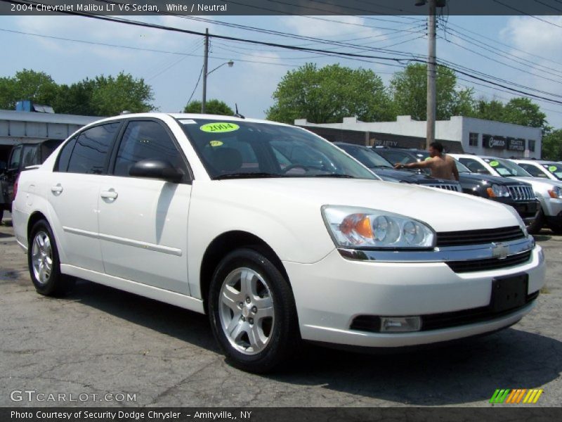 White / Neutral 2004 Chevrolet Malibu LT V6 Sedan