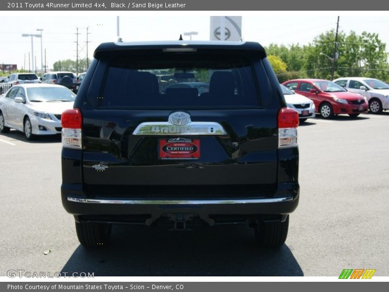 Black / Sand Beige Leather 2011 Toyota 4Runner Limited 4x4