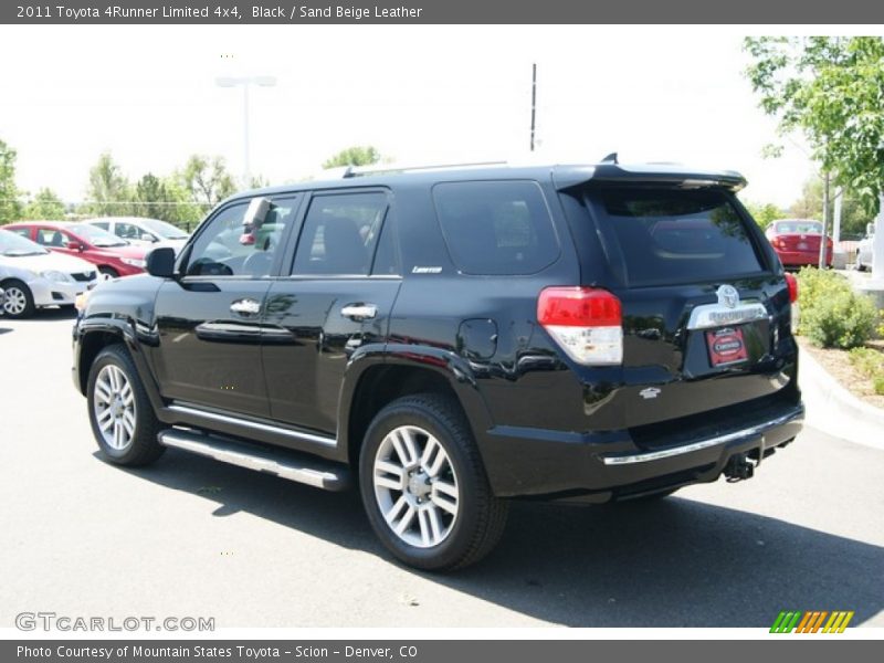 Black / Sand Beige Leather 2011 Toyota 4Runner Limited 4x4