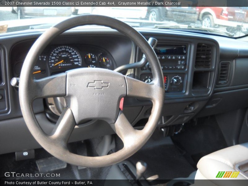 Graystone Metallic / Dark Charcoal 2007 Chevrolet Silverado 1500 Classic LS Extended Cab 4x4