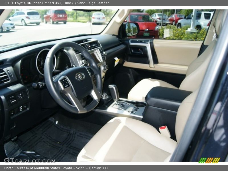 Black / Sand Beige Leather 2011 Toyota 4Runner Limited 4x4