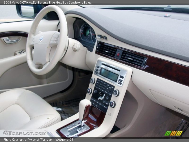Barents Blue Metallic / Sandstone Beige 2008 Volvo XC70 AWD