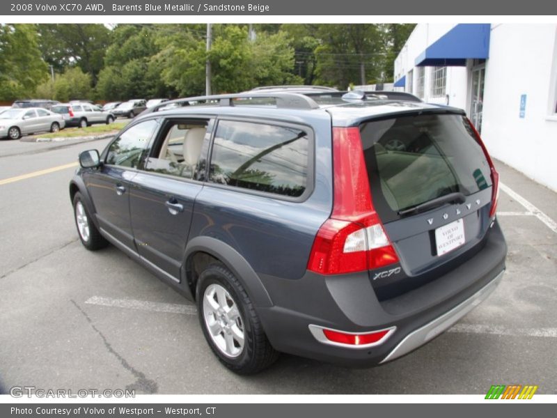 Barents Blue Metallic / Sandstone Beige 2008 Volvo XC70 AWD