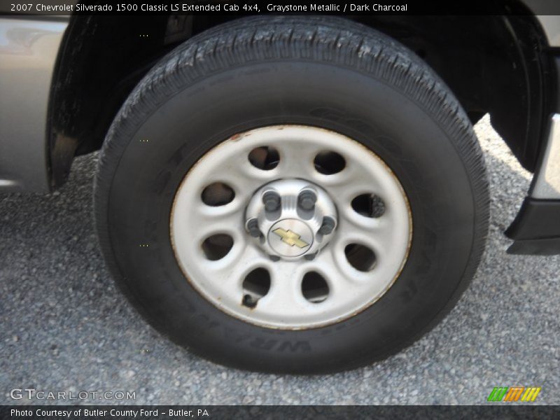 Graystone Metallic / Dark Charcoal 2007 Chevrolet Silverado 1500 Classic LS Extended Cab 4x4