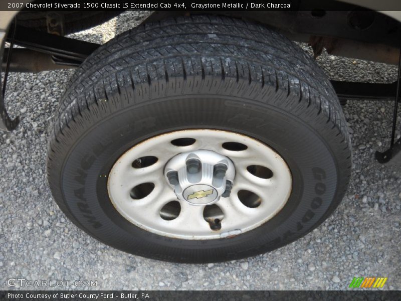 Graystone Metallic / Dark Charcoal 2007 Chevrolet Silverado 1500 Classic LS Extended Cab 4x4
