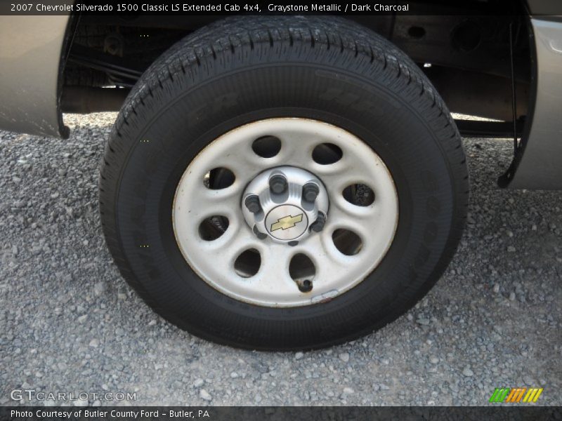 Graystone Metallic / Dark Charcoal 2007 Chevrolet Silverado 1500 Classic LS Extended Cab 4x4