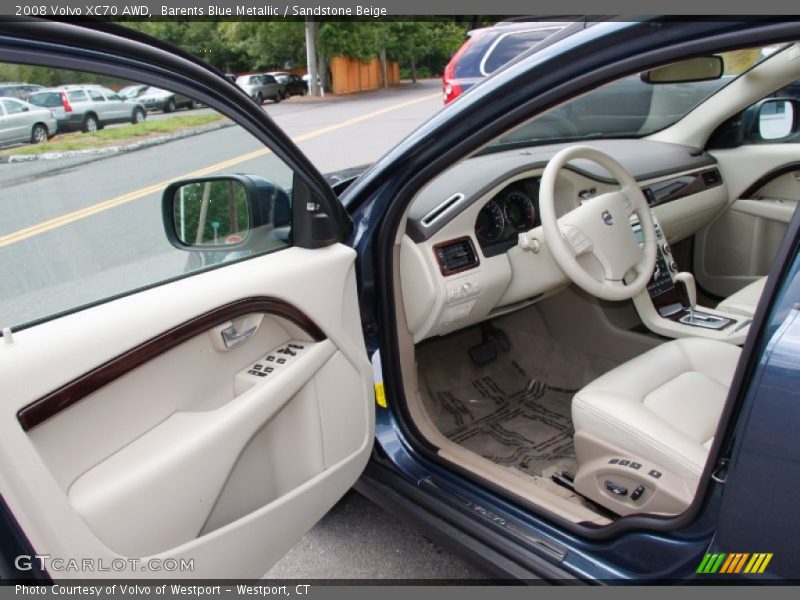 Barents Blue Metallic / Sandstone Beige 2008 Volvo XC70 AWD
