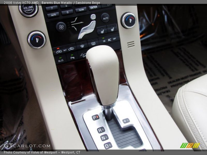 Barents Blue Metallic / Sandstone Beige 2008 Volvo XC70 AWD