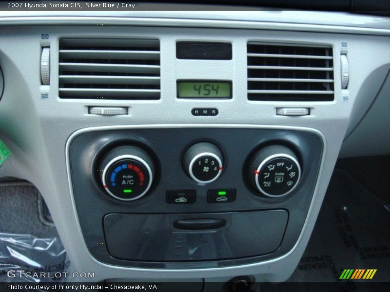 Silver Blue / Gray 2007 Hyundai Sonata GLS