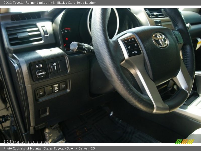 Black / Sand Beige Leather 2011 Toyota 4Runner Limited 4x4