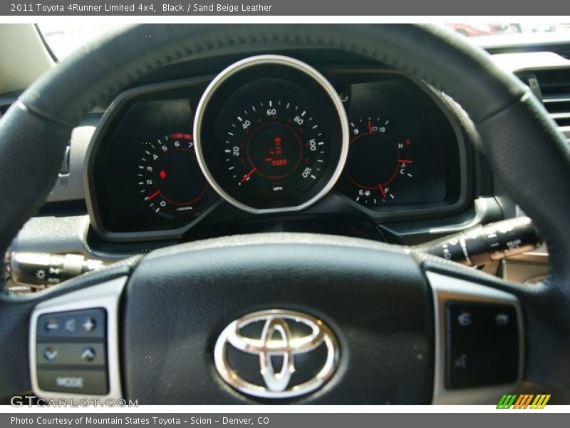 Black / Sand Beige Leather 2011 Toyota 4Runner Limited 4x4