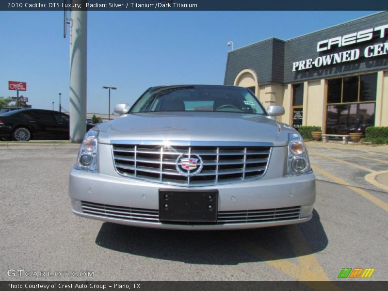 Radiant Silver / Titanium/Dark Titanium 2010 Cadillac DTS Luxury