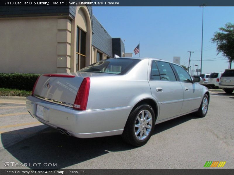 Radiant Silver / Titanium/Dark Titanium 2010 Cadillac DTS Luxury