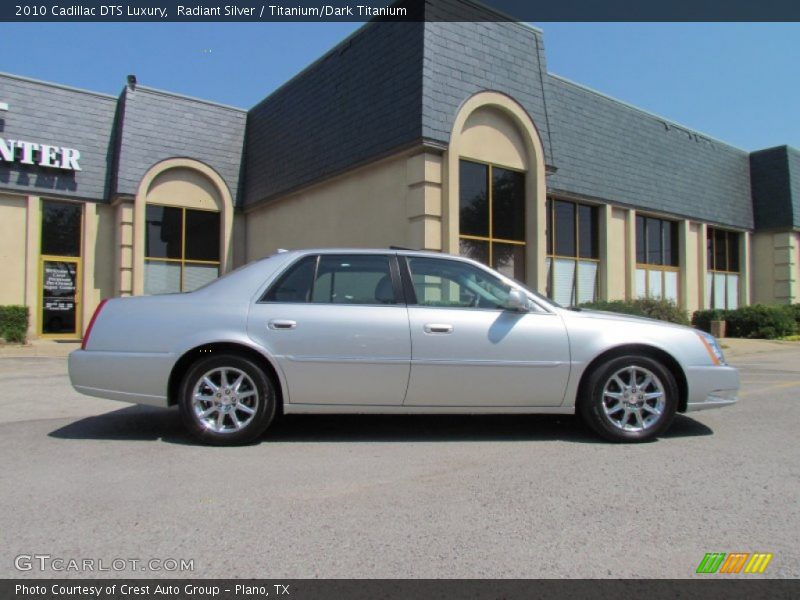 Radiant Silver / Titanium/Dark Titanium 2010 Cadillac DTS Luxury