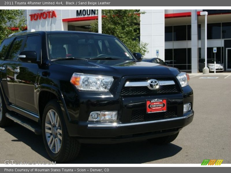 Black / Sand Beige Leather 2011 Toyota 4Runner Limited 4x4