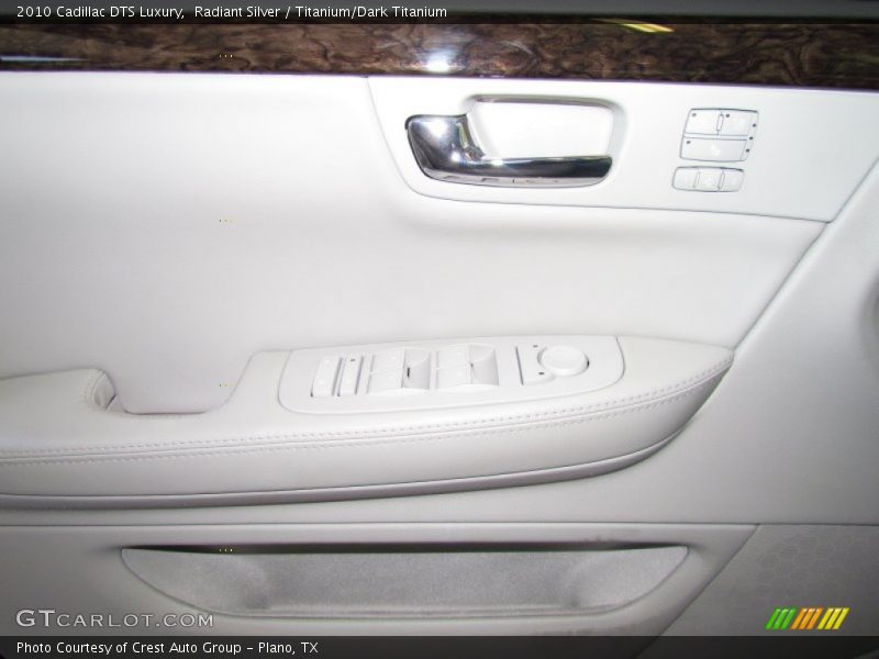 Radiant Silver / Titanium/Dark Titanium 2010 Cadillac DTS Luxury