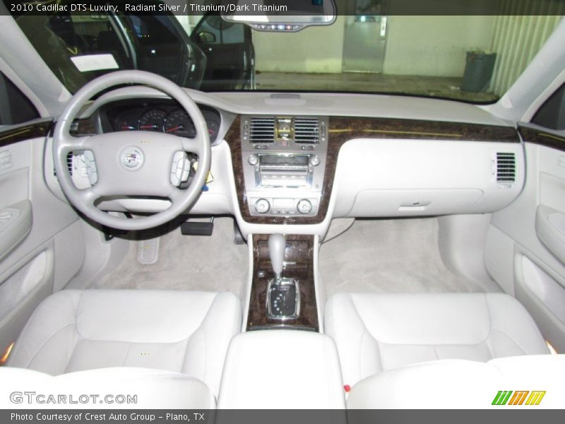 Radiant Silver / Titanium/Dark Titanium 2010 Cadillac DTS Luxury