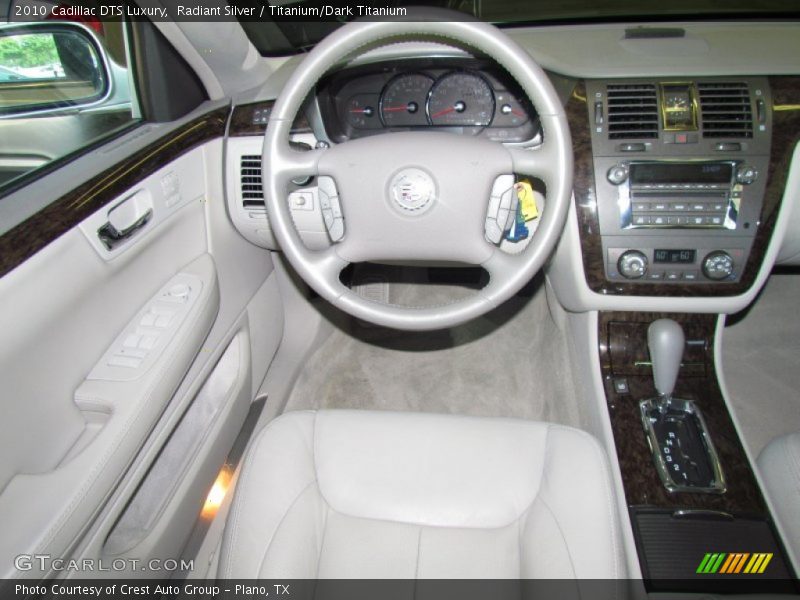 Radiant Silver / Titanium/Dark Titanium 2010 Cadillac DTS Luxury