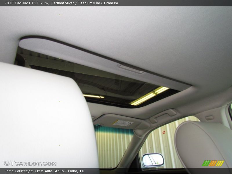 Radiant Silver / Titanium/Dark Titanium 2010 Cadillac DTS Luxury