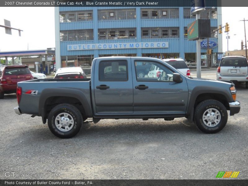 Blue Granite Metallic / Very Dark Pewter 2007 Chevrolet Colorado LT Crew Cab 4x4