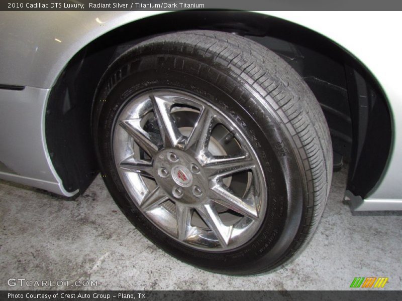 Radiant Silver / Titanium/Dark Titanium 2010 Cadillac DTS Luxury
