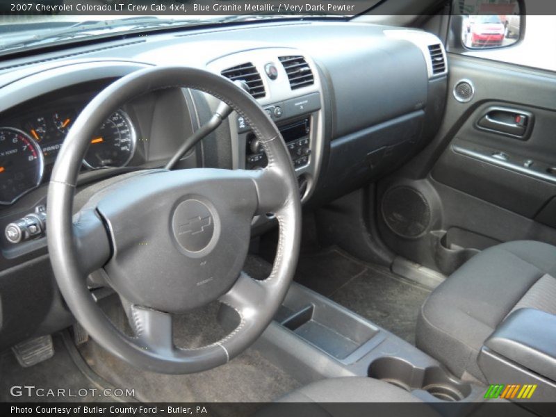 Blue Granite Metallic / Very Dark Pewter 2007 Chevrolet Colorado LT Crew Cab 4x4