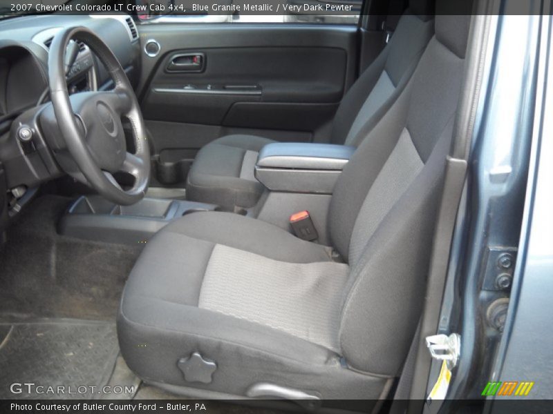 Blue Granite Metallic / Very Dark Pewter 2007 Chevrolet Colorado LT Crew Cab 4x4