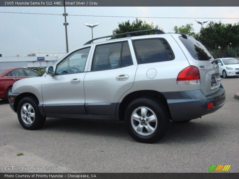 Smart Silver / Gray 2005 Hyundai Santa Fe GLS 4WD