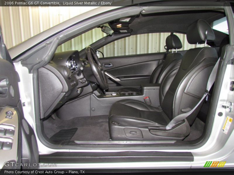  2006 G6 GT Convertible Ebony Interior