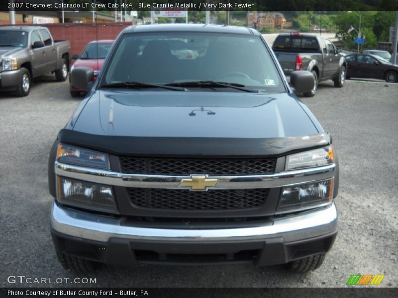 Blue Granite Metallic / Very Dark Pewter 2007 Chevrolet Colorado LT Crew Cab 4x4
