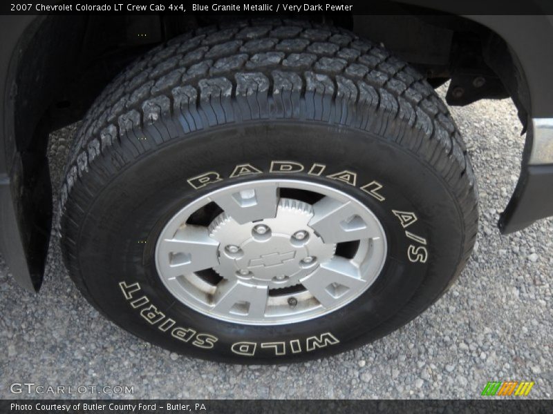 Blue Granite Metallic / Very Dark Pewter 2007 Chevrolet Colorado LT Crew Cab 4x4